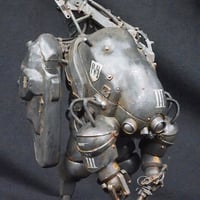 【最終値下げ】『造形戯画』仁王・阿形＋吽形 二体セット 墨入れ、組立済 造形戯画』仁王・阿形＋吽形 二体セット 特別彩色版、組立済