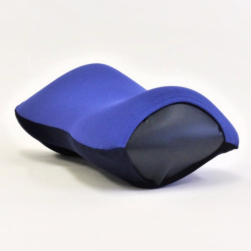ネックピロー　ネイビー 低反発 枕 ネックピロー ネイビー 25×27cm 首枕 洗える カバー