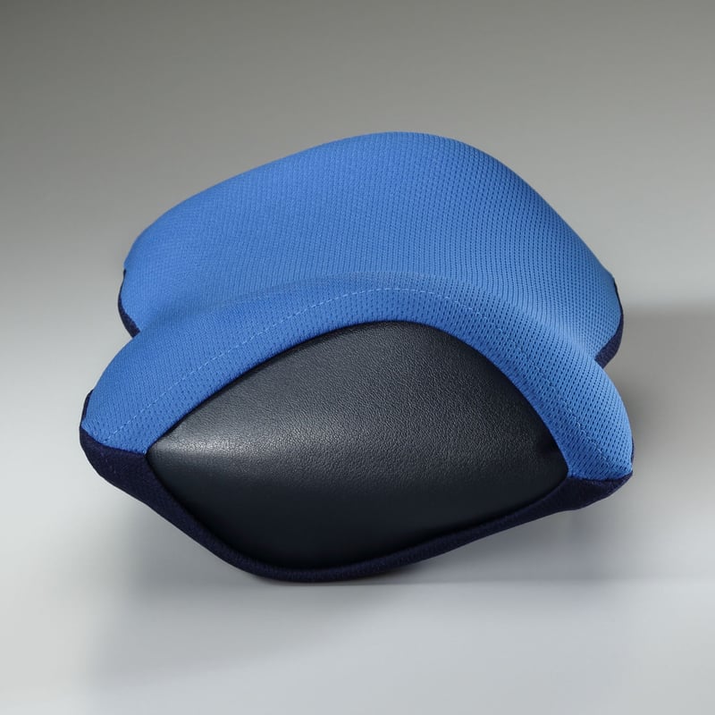 車用］日本製ネックピロー「ネックラック」（ブルー x ネイビー