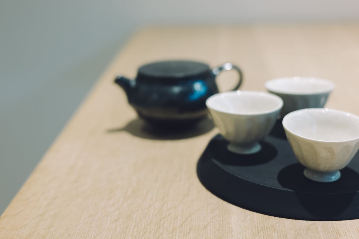 田中直純 貫入モール茶杯 | 菓菓かはん