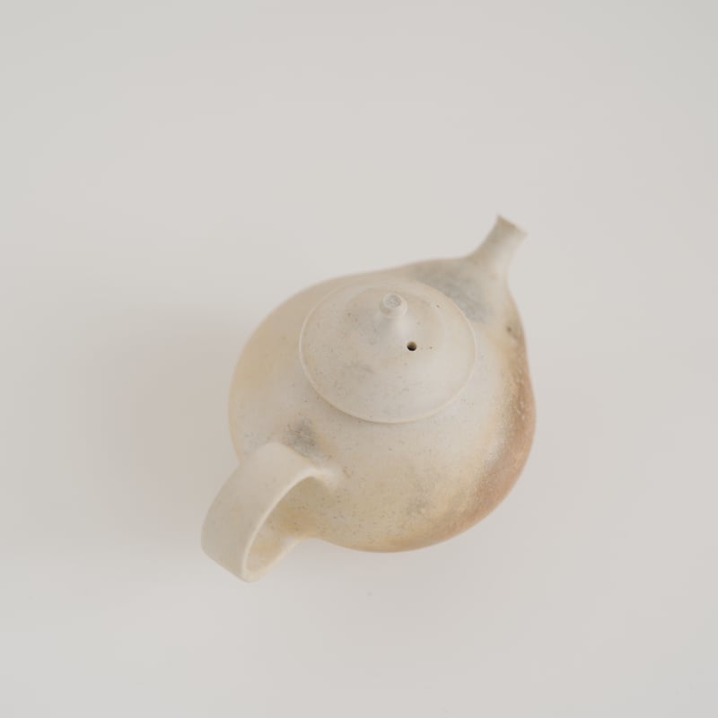 鮫島 陽 茶壺 橙色 | 菓菓かはん