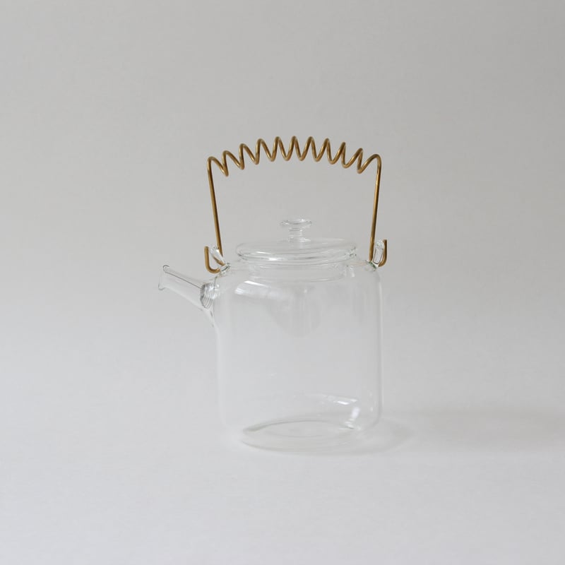 STUDIO PREPA ガラスティーポット真鍮 | 菓菓かはん