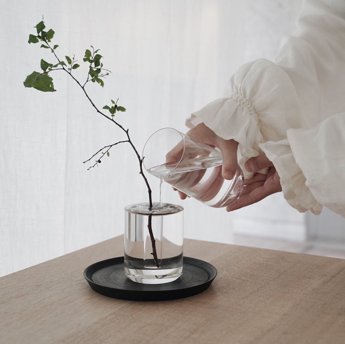 Katieページ 「クリスタル花瓶に草花を」 Katieページ 「クリスタル花瓶に草花を」