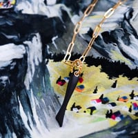 [ 8 ] SAKANA Necklace /クリップチェーン,コクタン