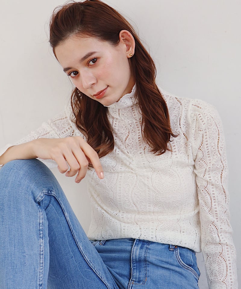 トップス hooked vintage tops scallop lace tops | unbouquet