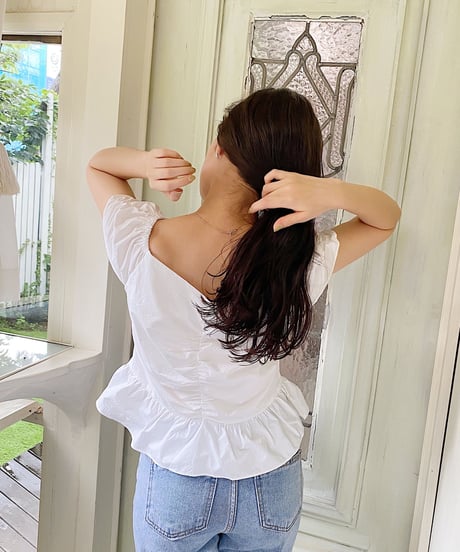 frill blouse