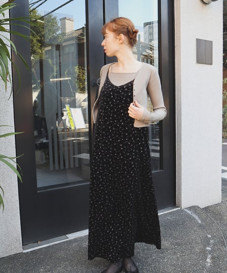 knit cami&cardigan