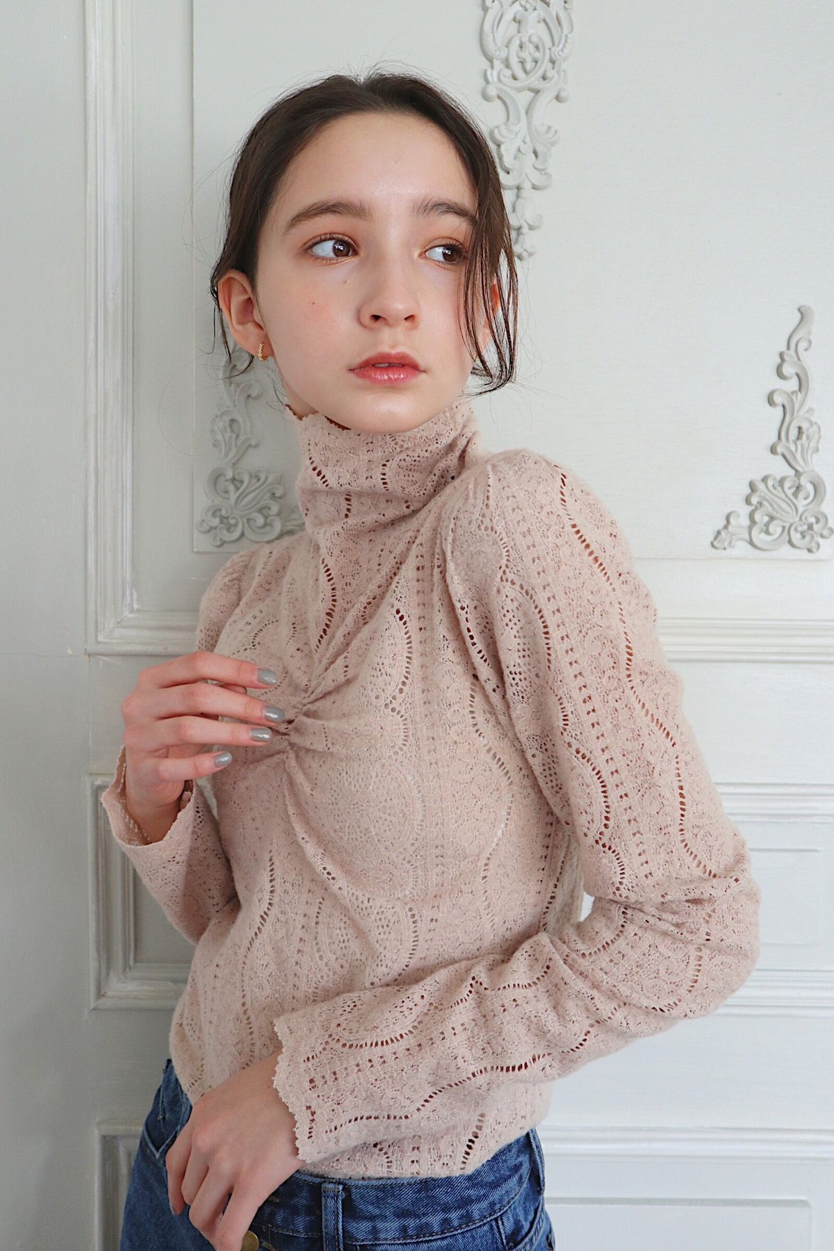 COTTON スカラップ レース TOPS スカラップ レーストップ | Ai Loves