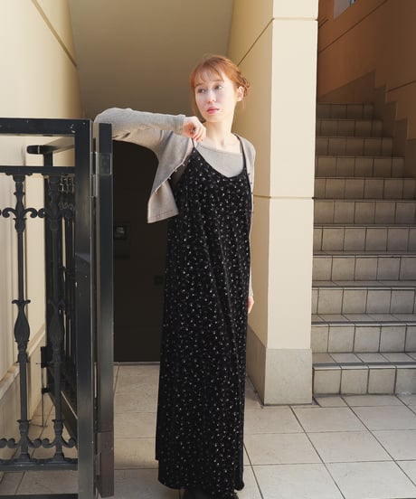 knit cami&cardigan