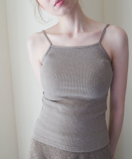 knit cami&cardigan