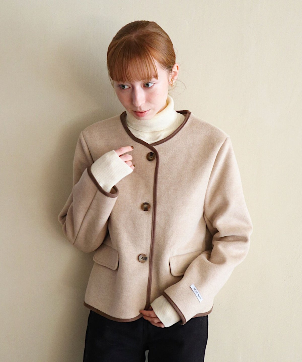 Piping Linen Jacket パイピングリネンジャケット piping jacket | unbouquet