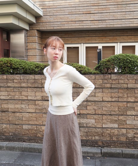 knit cami&cardigan