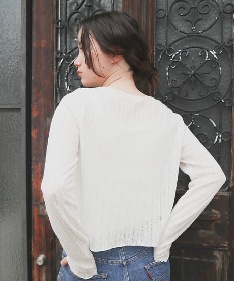 sheer cardigan