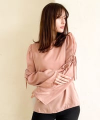 silky ribbon blouse