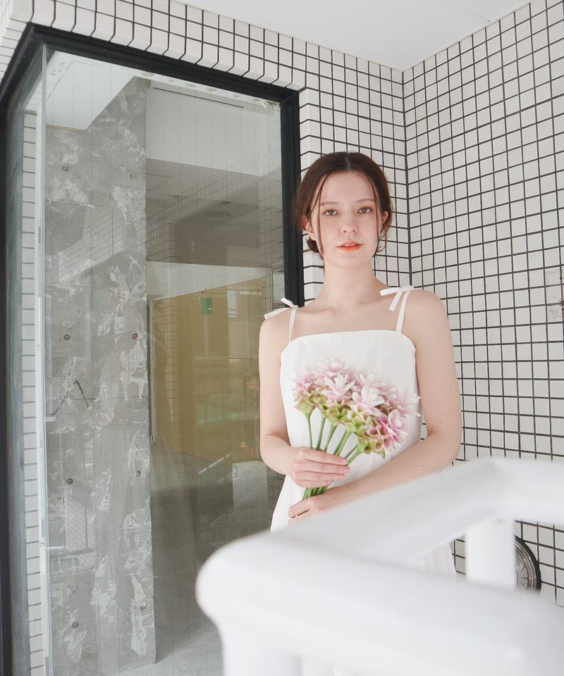 ribbon cami one-piece | unbouquet