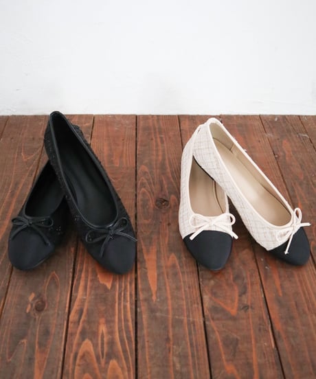 tweed ballet shoes