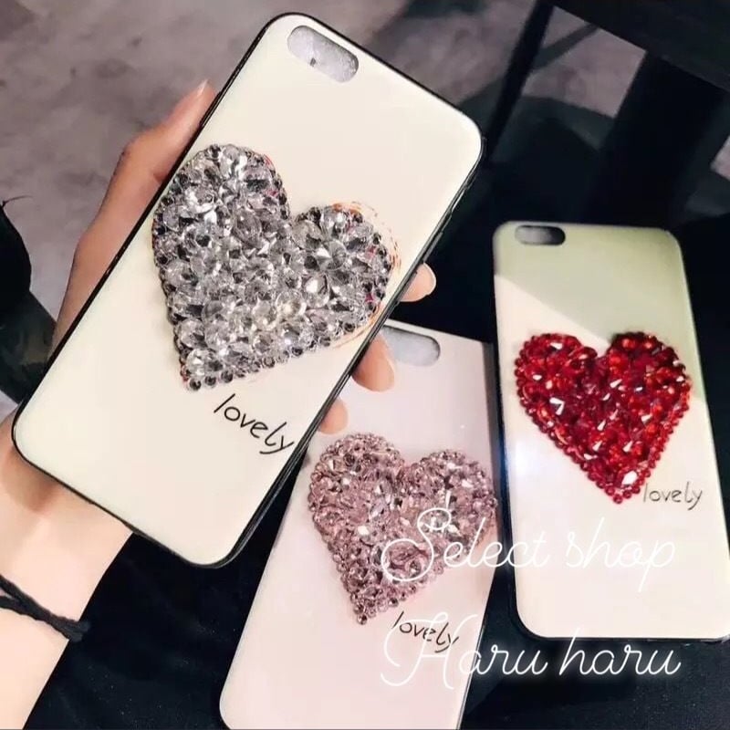 ハンドメイド キラキラストーン ハートiPhoneケース | Select Shop Haru