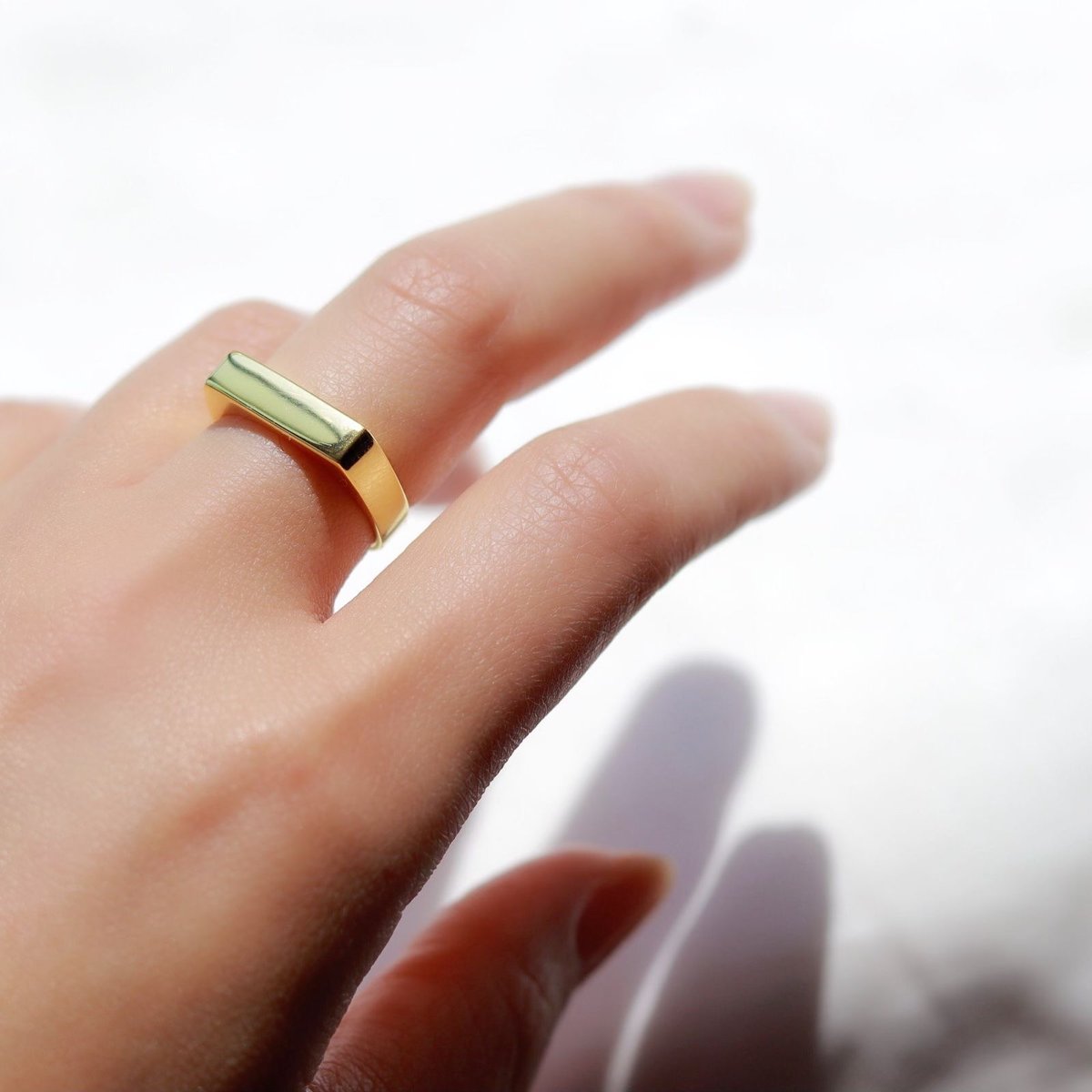 ダイヤモンド シルバー18金コーティング⭐️ ring-08【シルバー925 18金コーティング】 | NewLandscape