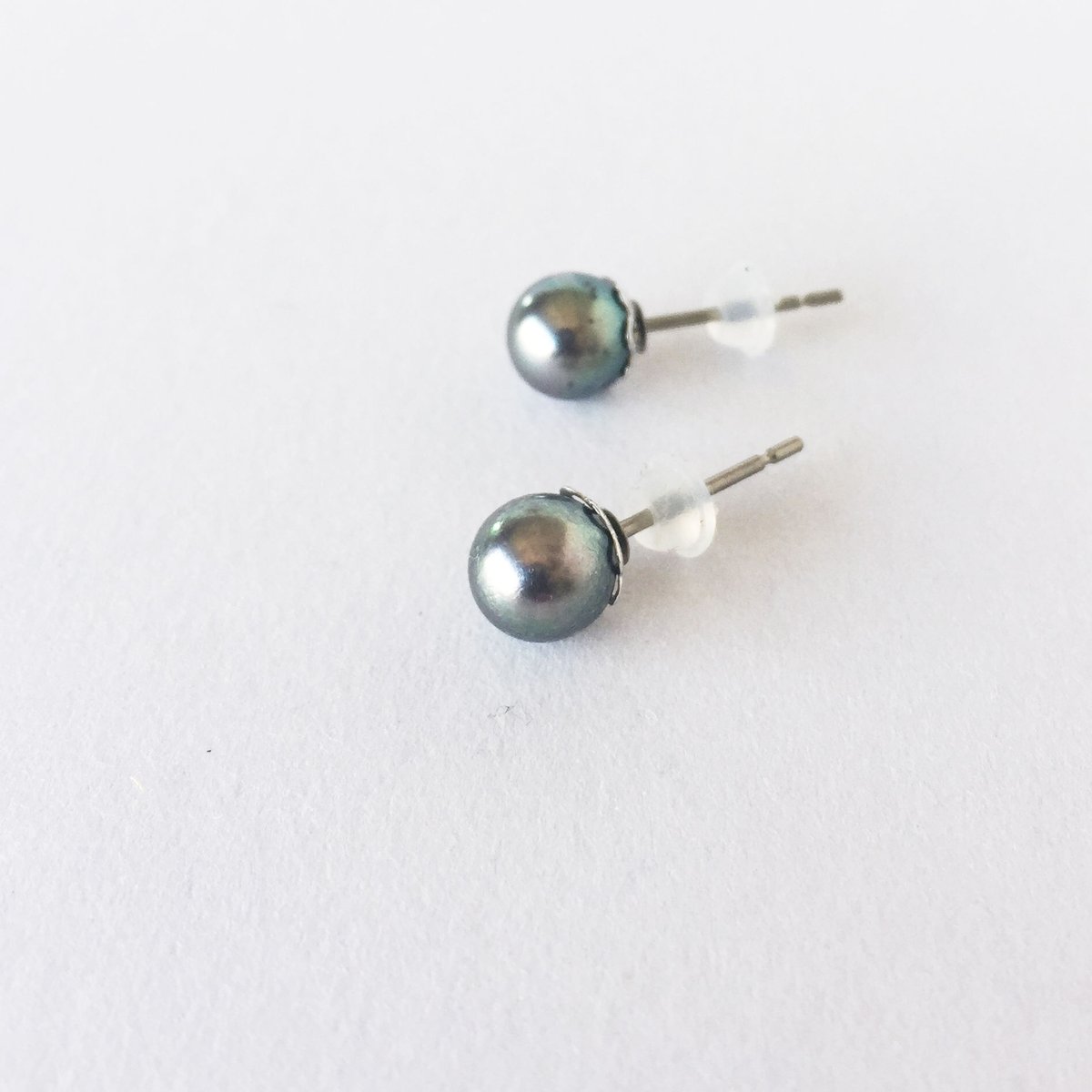 ブラックパールピアス | shinkopearl