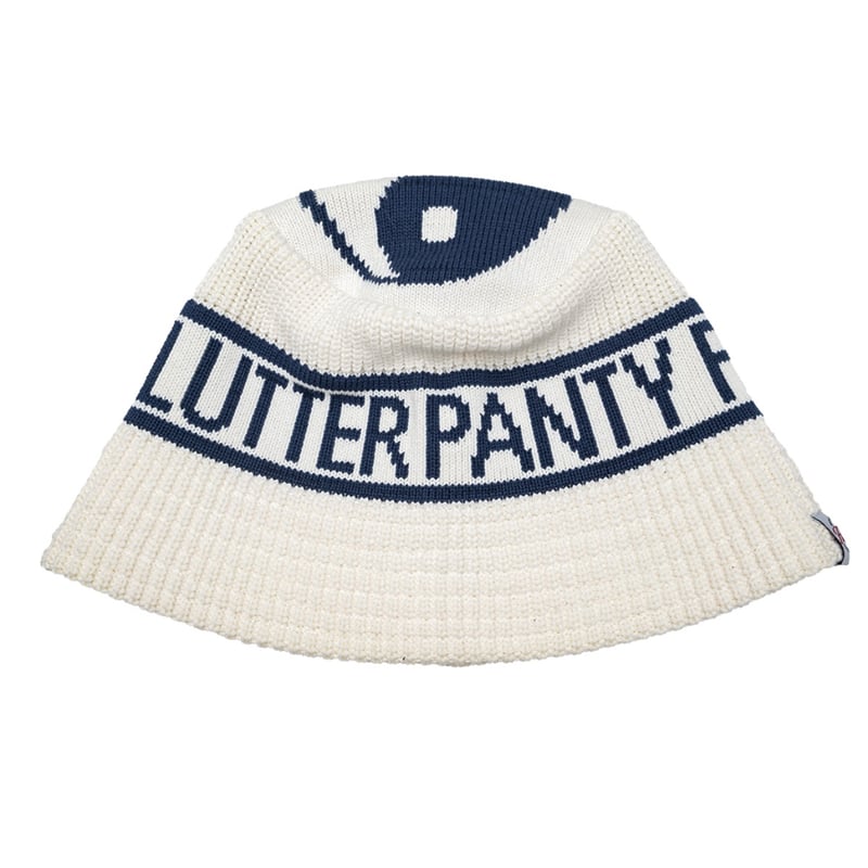 帽子 PANTY DROPPER xFLUTTER Yin yang Knit FLUTTER] PANTY DROPPER xFLUTTER Yin yang Knit Bucket Hat