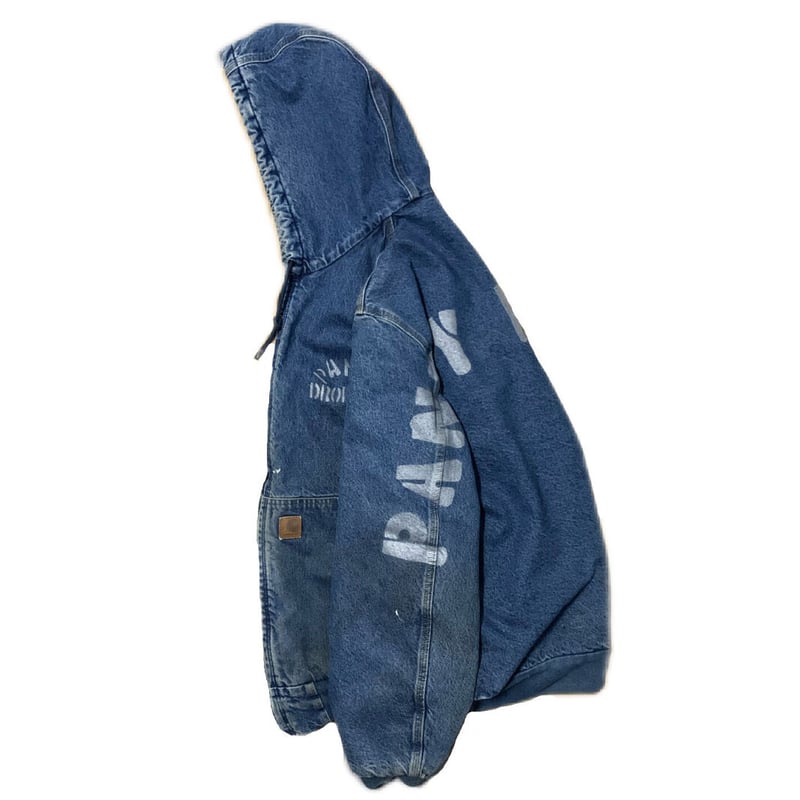 CHEMICAL WASH DENIM HOODIE 427T パーカー デニム Diesel D-Um-Rib デニムパーカー | ブルー | FARFETCH JP