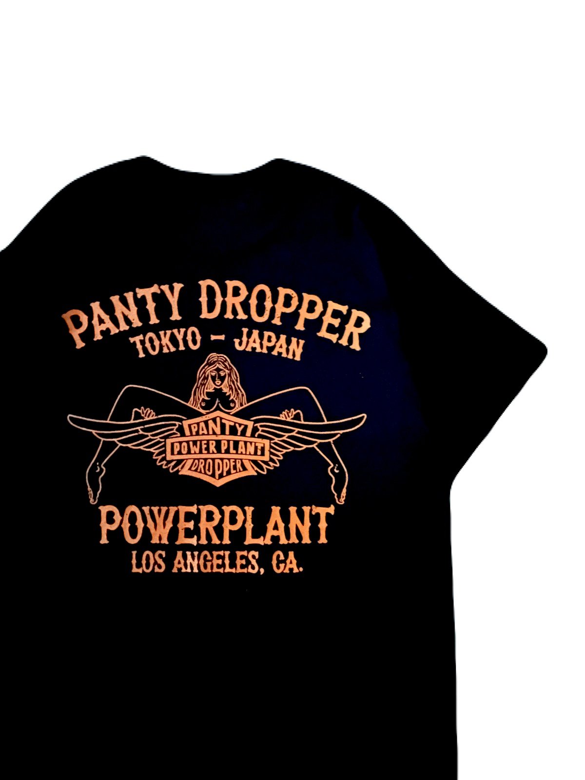 POWERPLANT×PANTYDROPPER ロンT ブラック L パワープラント × パンティードロッパー ロングスリーブ ティー