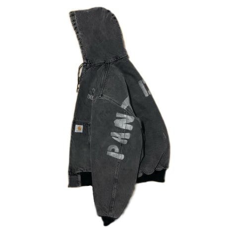 【6】Hoodie Jkt【XL】ブラックデニム