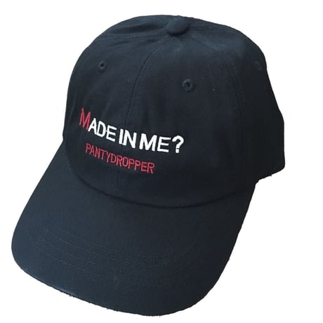 CAP【MADE IN ME?】BK×RD