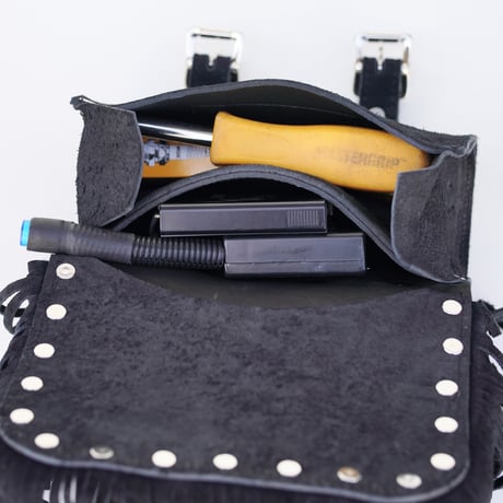 Rivet Fringe Tool Bag