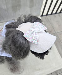 フルレットフリルキャップ ロゼブーケ