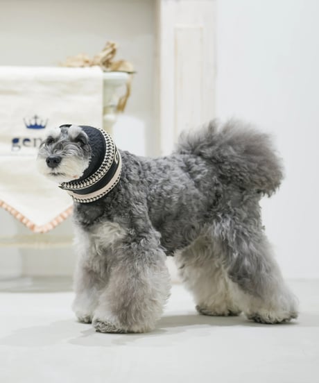 Plus+Cozy　オレイユ・スヌード ノアールブラック