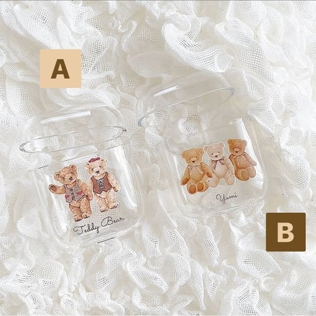 【ネーム入り】Teddy Bear【Air Podsケース】