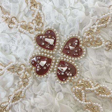 【プチプラ♡】Heart パールネックレス【アクセサリー】A26