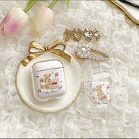 【ネーム入り】Ribbon Fruit Bear【Air Podsケース】