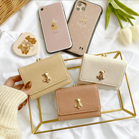 Teddy Bear Mini Wallet♡ミニ財布【即納】