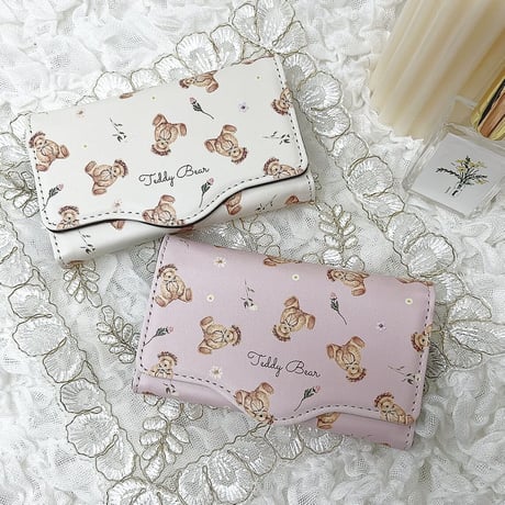即納【ネーム入り】Driedflower Bear キーケース♡