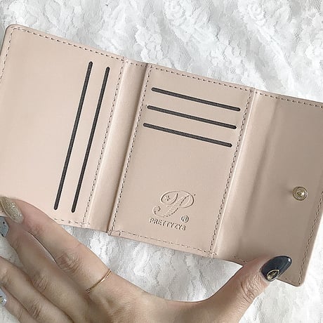【リボン付き】Flower❁Mini Wallet♡ミニ財布