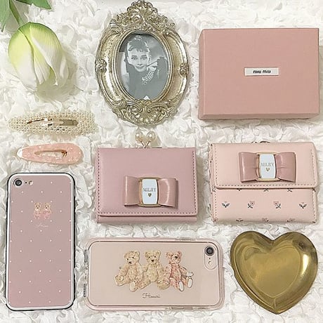 【リボン付き】Flower❁Mini Wallet♡ミニ財布