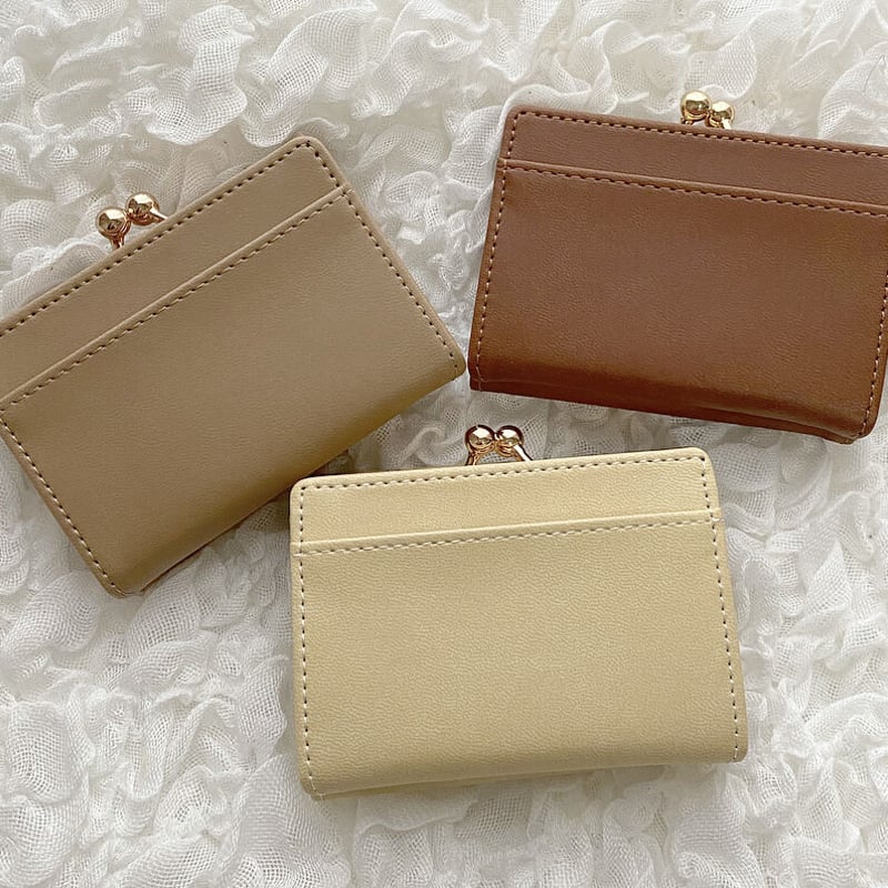 Teddy Bear 型押し Mini Wallet♡ミニ財布【即納】 | MiLRY Cou