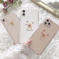 【ネーム入り】Petit Bear♡【耐衝撃クリアケース】B13