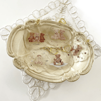 【ネーム入り】Teddy Bear お名前キーホルダー♡