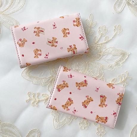 即納【ネーム入り】Ribbon Fruit Bear キーケース♡