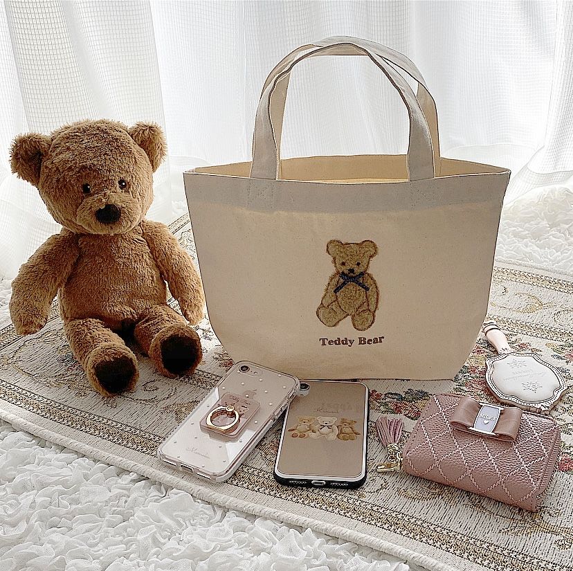 ネーム入り】もこもこ全身テディベアトート♡【Sサイズ】 | MiLRY Couture