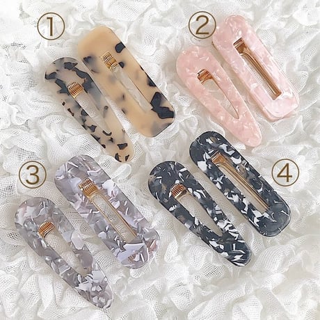 【プチプラ♡】べっ甲ピン2本セット【アクセサリー】A02