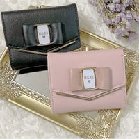 【リボン付き】V-Cut Mini Wallet♡ミニ財布