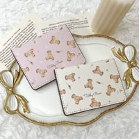即納【ネーム入り】Driedflower Bear♡カードケース♡名刺入れ 定期入れ