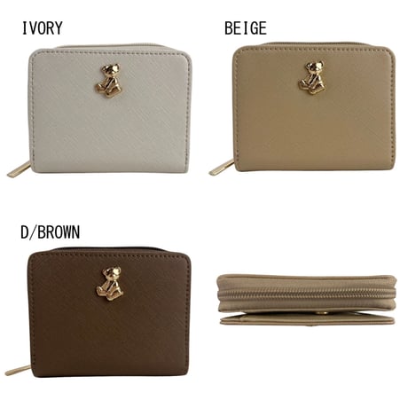 Teddy Bear Card Wallet♡じゃばらカードケース付き財布【即納】