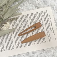 【プチプラ♡】ウッドピン2本セット【アクセサリー】A27