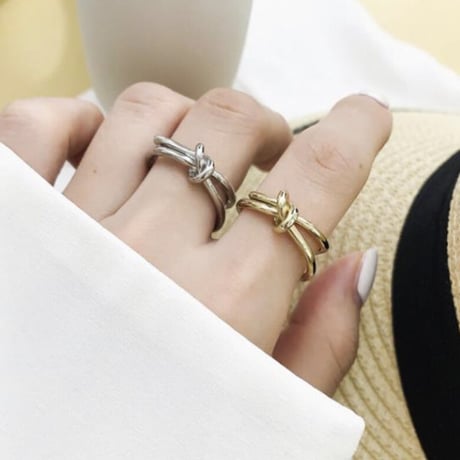 【プチプラ♡】Tie Ring♡【アクセサリー】A22