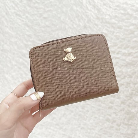 Teddy Bear Card Wallet♡じゃばらカードケース付き財布【即納】